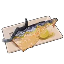 オオタチウオの塩焼き